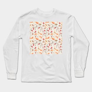 Seamless summer tiny floral pattern Long Sleeve T-Shirt